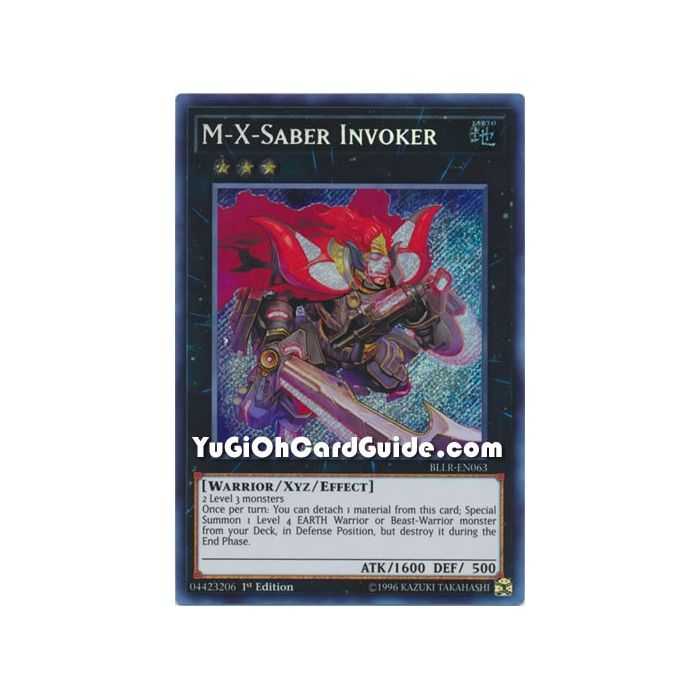 M-X-Saber Invoker (Secret Rare) – Battles of Legend Lights Revenge | Carta YUGIOH en México