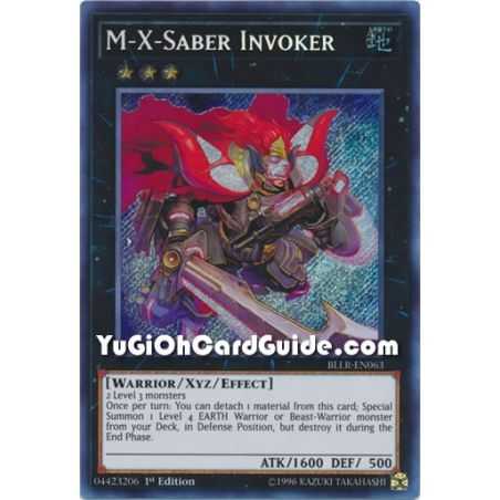 M-X-Saber Invoker (Secret Rare) – Battles of Legend Lights Revenge | Carta YUGIOH en México