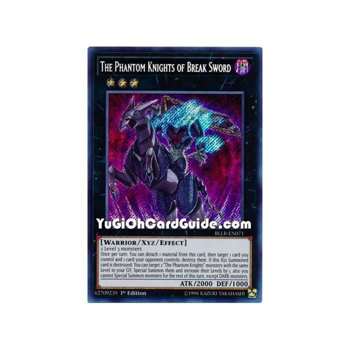 The Phantom Knights of Break Sword (Secret Rare) – Battles of Legend Lights Revenge | Carta YUGIOH en México