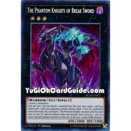 The Phantom Knights of Break Sword (Secret Rare) – Battles of Legend Lights Revenge | Carta YUGIOH en México