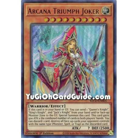Arcana Triumph Joker (Ultra Rare) – Kings Court | Carta YUGIOH en México