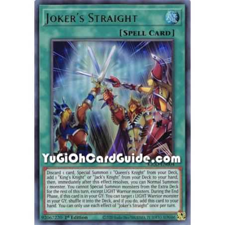 Joker's Straight (Ultra Rare) – Kings Court | Carta YUGIOH en México