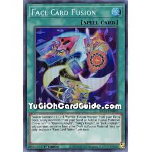 Face Card Fusion (Super Rare) – Kings Court | Carta YUGIOH en México