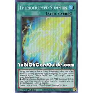 Thunderspeed Fusion (Super Rare) – Kings Court | Carta YUGIOH en México