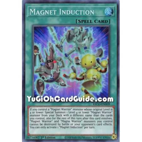 Magnet Induction (Super Rare) – Kings Court | Carta YUGIOH en México