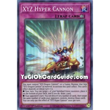XYZ Hyper Cannon (Super Rare) – Kings Court | Carta YUGIOH en México