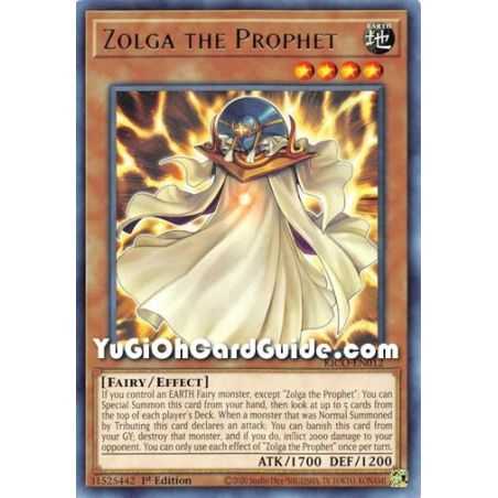 Zolga the Prophet (Rare) – Kings Court | Carta YUGIOH en México