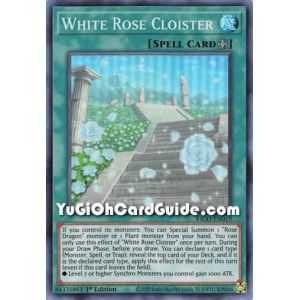 White Rose Cloister (Super Rare) – Kings Court | Carta YUGIOH en México