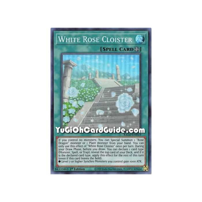 White Rose Cloister (Super Rare) – Kings Court | Carta YUGIOH en México