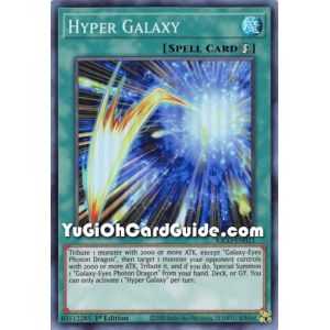 Hyper Galaxy (Super Rare) – Kings Court | Carta YUGIOH en México