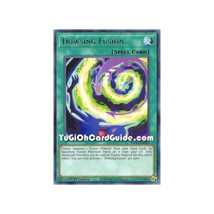 Dowsing Fusion (Rare) – Kings Court | Carta YUGIOH en México