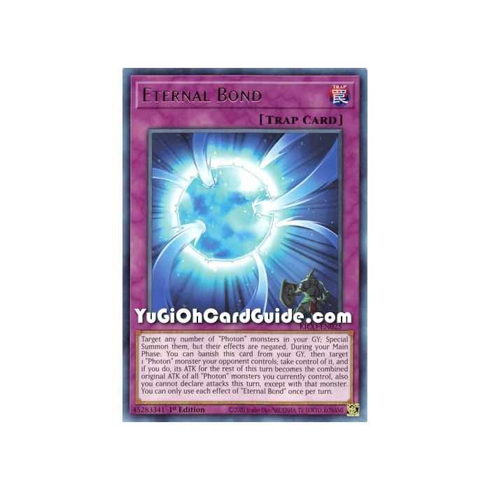 Eternal Bond (Rare) – Kings Court | Carta YUGIOH en México