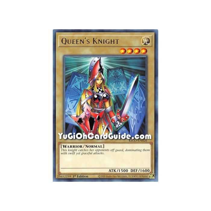 Queen's Knight (Rare) – Kings Court | Carta YUGIOH en México