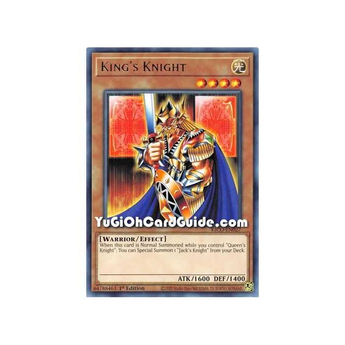 King's Knight (Rare) – Kings Court | Carta YUGIOH en México