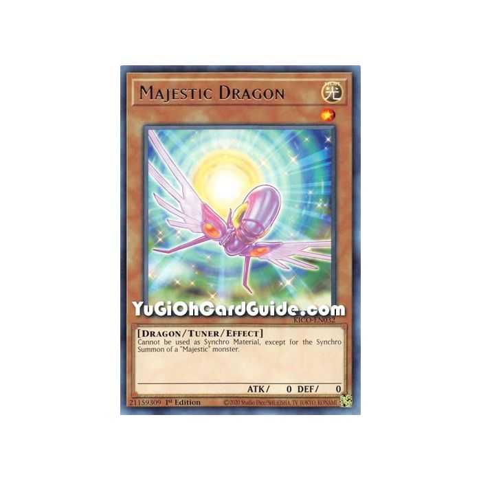 Majestic Dragon (Rare) – Kings Court | Carta YUGIOH en México