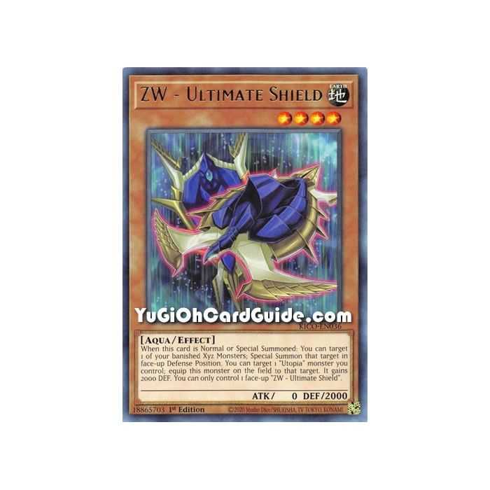 ZW - Ultimate Shield (Rare) – Kings Court | Carta YUGIOH en México