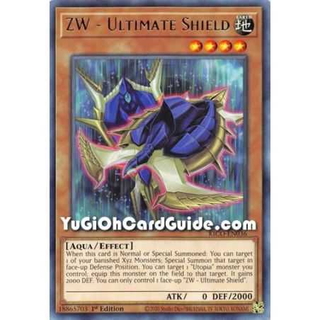ZW - Ultimate Shield (Rare) – Kings Court | Carta YUGIOH en México