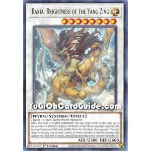 Baxia, Brightness of the Yang Zing (Rare) – Kings Court | Carta YUGIOH en México