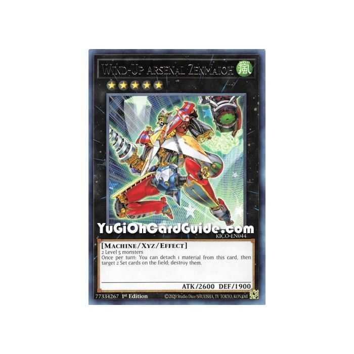 Wind-Up Arsenal Zenmaioh (Rare) – Kings Court | Carta YUGIOH en México