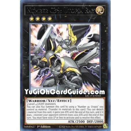 Number C39: Utopia Ray (Rare) – Kings Court | Carta YUGIOH en México