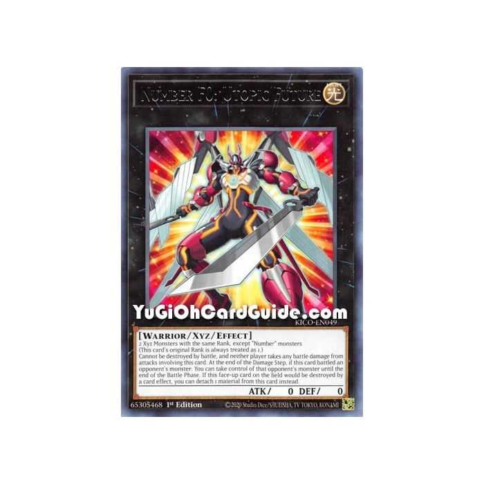Number F0: Utopic Future (Rare) – Kings Court | Carta YUGIOH en México