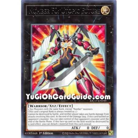 Number F0: Utopic Future (Rare) – Kings Court | Carta YUGIOH en México
