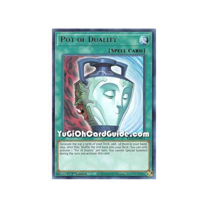 Pot of Duality (Rare) – Kings Court | Carta YUGIOH en México