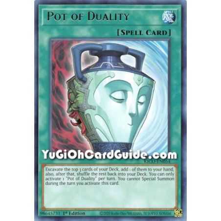 Pot of Duality (Rare) – Kings Court | Carta YUGIOH en México