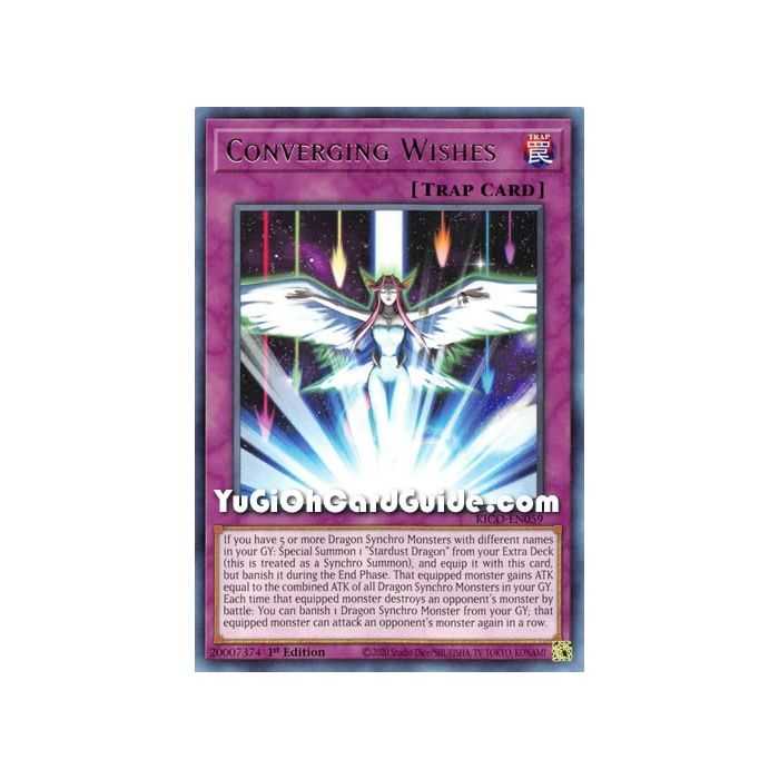Converging Wishes (Rare) – Kings Court | Carta YUGIOH en México