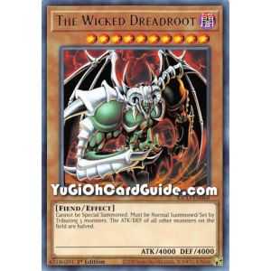 The Wicked Dreadroot (Rare) – Kings Court | Carta YUGIOH en México