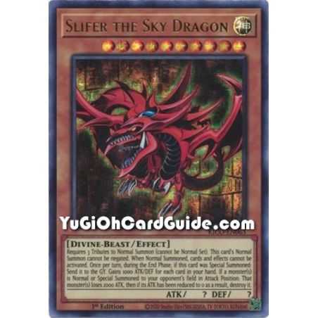 Slifer the Sky Dragon (Ultra Pharaoh's Rare) – Kings Court | Carta YUGIOH en México