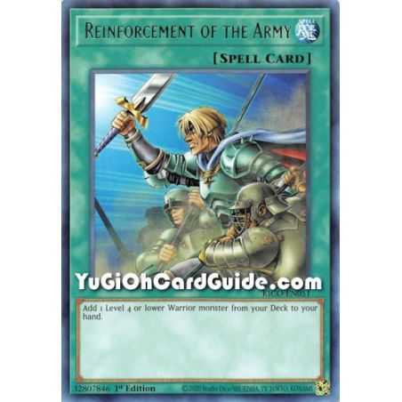 Reinforcement of the Army (Collector's Rare) – Kings Court | Carta YUGIOH en México