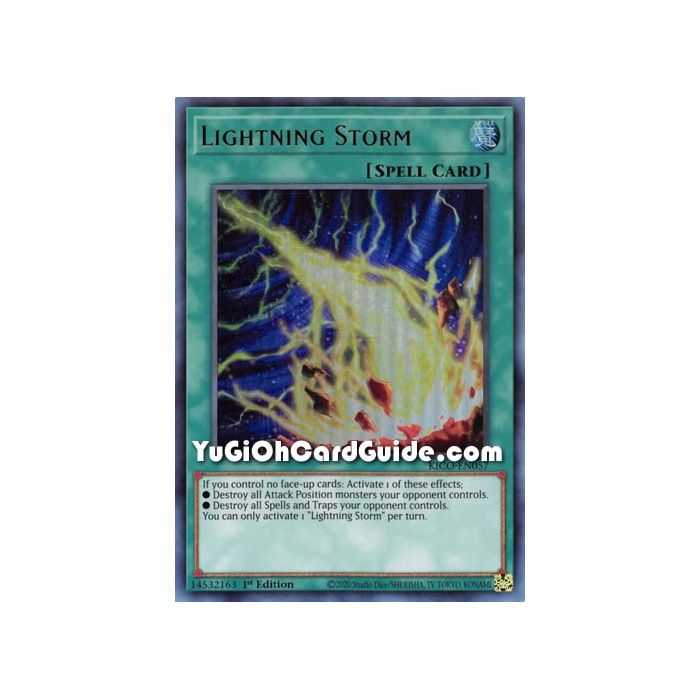 Lightning Storm (Collector's Rare) – Kings Court | Carta YUGIOH en México