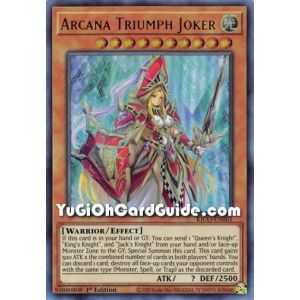 Arcana Triumph Joker (Collector's Rare) – Kings Court | Carta YUGIOH en México