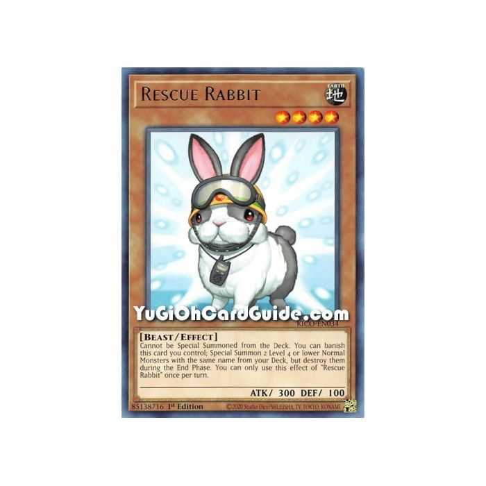 Rescue Rabbit (Collector's Rare) – Kings Court | Carta YUGIOH en México