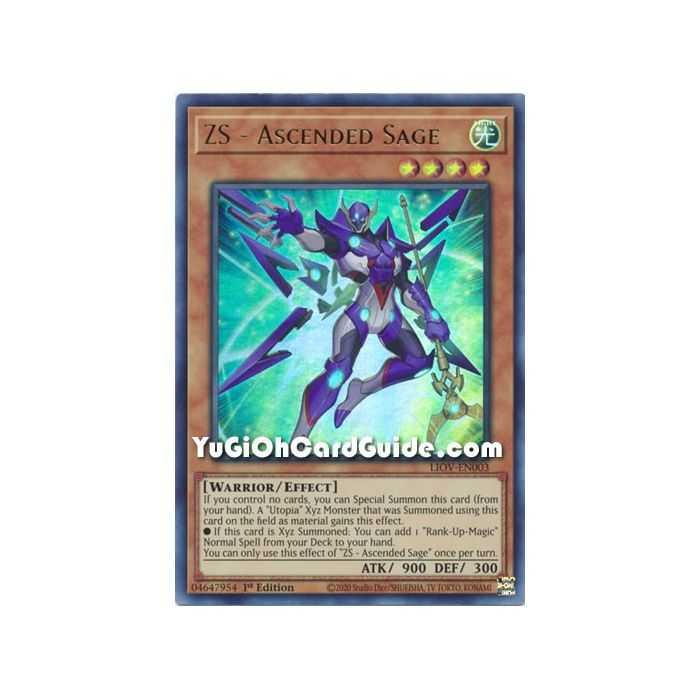 ZS - Ascended Sage (Ultra Rare) – Lightning Overdrive | Carta YUGIOH en México