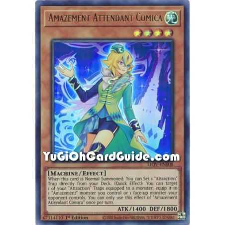Amazement Attendant Comica (Ultra Rare) – Lightning Overdrive | Carta YUGIOH en México