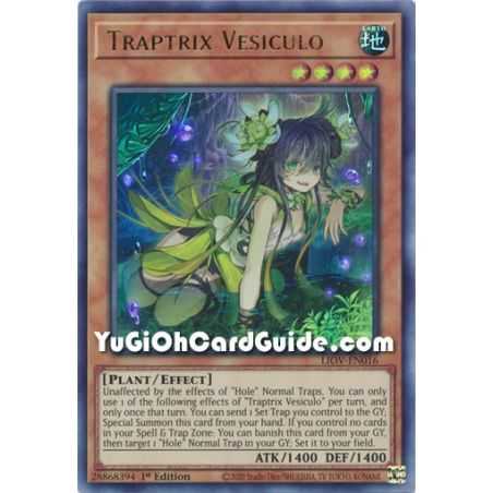 Traptrix Vesiculo (Ultra Rare) – Lightning Overdrive | Carta YUGIOH en México