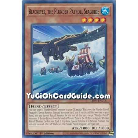 Blackeyes, the Plunder Patroll Seaguide (Common) – Lightning Overdrive | Carta YUGIOH en México