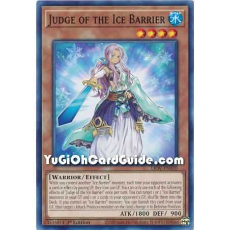 Judge of the Ice Barrier (Common) – Lightning Overdrive | Carta YUGIOH en México