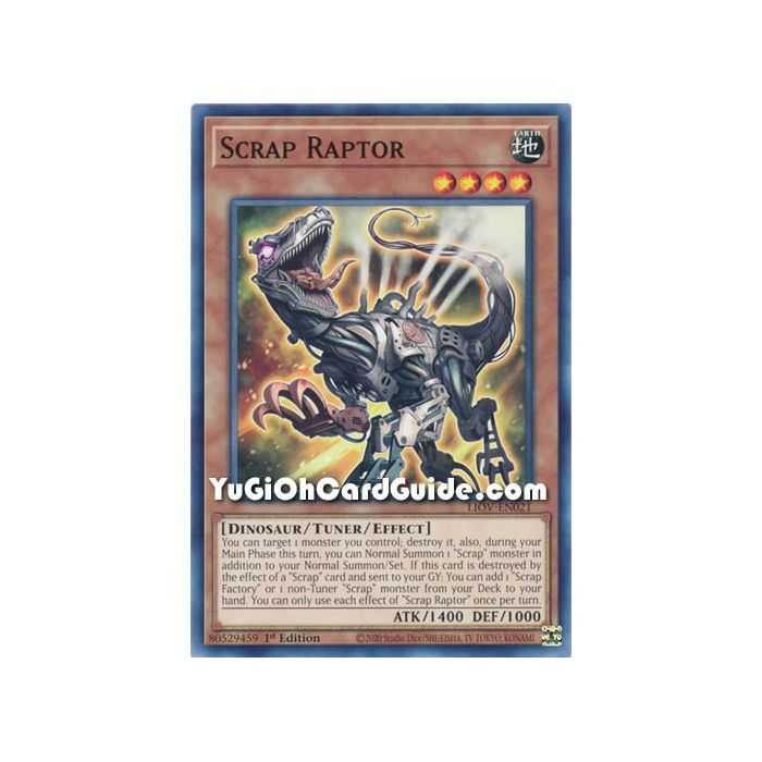 Scrap Raptor (Common) – Lightning Overdrive | Carta YUGIOH en México