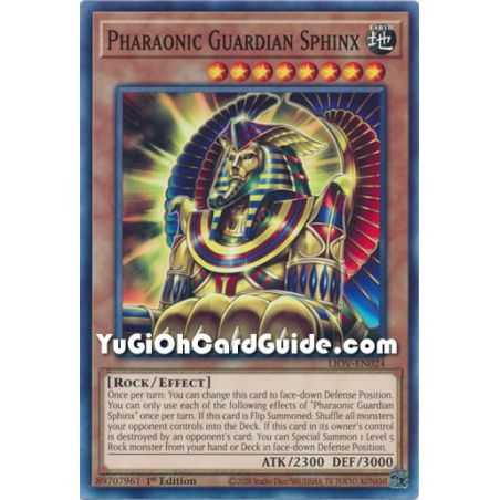 Pharaonic Guardian Sphinx (Common) – Lightning Overdrive | Carta YUGIOH en México