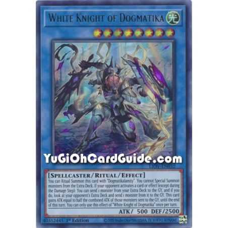 White Knight of Dogmatika (Ultra Rare) – Lightning Overdrive | Carta YUGIOH en México
