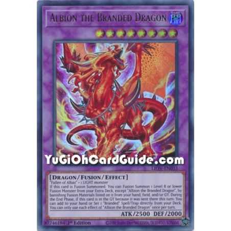 Albion the Branded Dragon (Ultra Rare) – Lightning Overdrive | Carta YUGIOH en México