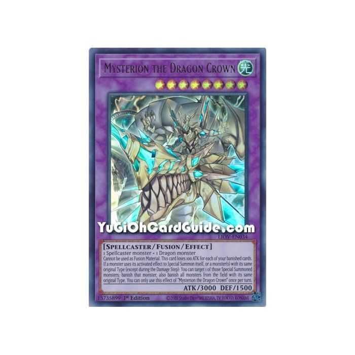 Mysterion the Dragon Crown (Ultra Rare) – Lightning Overdrive | Carta YUGIOH en México