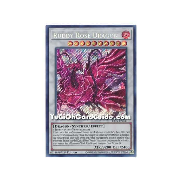 Ruddy Rose Dragon (Secret Rare) – Lightning Overdrive | Carta YUGIOH en México