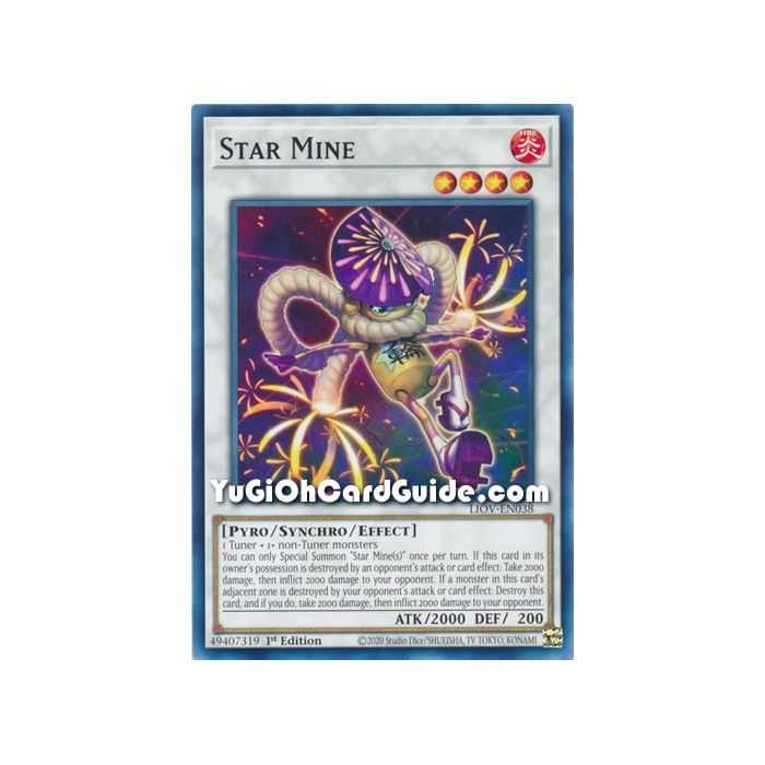 Star Mine (Common) – Lightning Overdrive | Carta YUGIOH en México