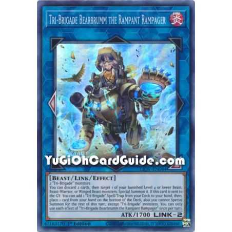 Tri-Brigade Bearbrumm the Rampant Rampager (Super Rare) – Lightning Overdrive | Carta YUGIOH en México