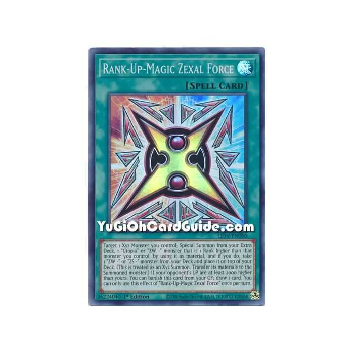 Rank-Up-Magic Zexal Force (Super Rare) – Lightning Overdrive | Carta YUGIOH en México