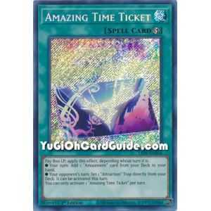 Amazing Time Ticket (Secret Rare) – Lightning Overdrive | Carta YUGIOH en México